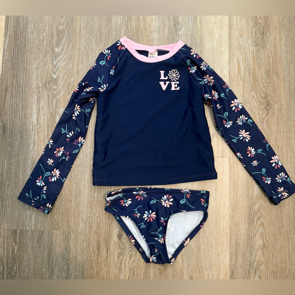 4T Osh Kosh Rashguard Bathing Suit